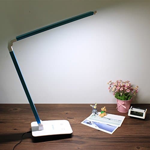 light Eyelight Lamps Adjustable Light Led Learning Watch Yellow Long Long Arm Folding Desk Pluggable Reading and Writing,Blue