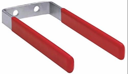 Storage Hook (2 Pack) Red Vinyl Garage Hooks Tool Holder Screw In