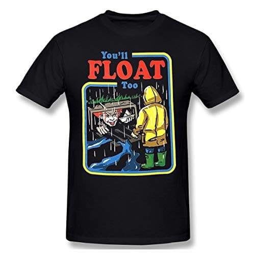 Knitkee Changes IT Pennywise You'll Float Too Men T-Shirts Black