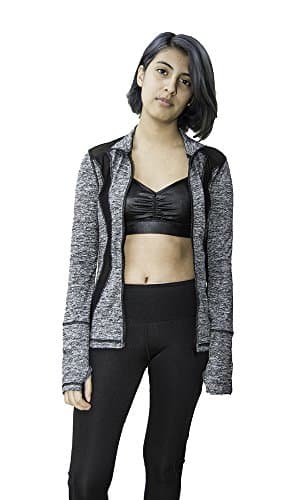 Premium Quality Long Sleeve Full Zip Front Active Jacket with Multi Mesh Panel Inserts