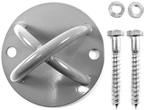 New Wall & Ceiling Anchor Cross Mount Bracket Hook for Suspension Straps, Olympic Rings, Yoga, Resistance Bands