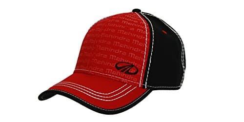 MAHINDRA Logo Baseball Cap Red