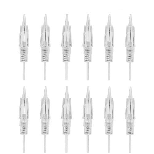 Mix Size Disposable Tattoo Rotary Micro-needle Permanent Makeup Needles Eyebrow Eyeliner Lip Needles (1P/3P/5P/3F/5F each 10pcs)