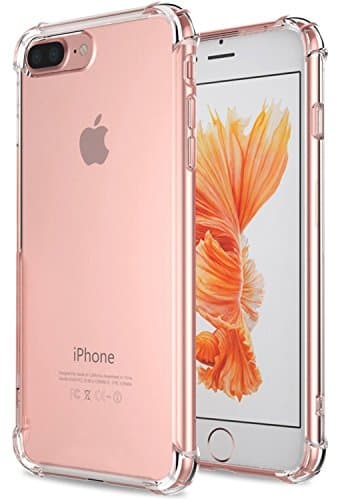 Apple Iphone 8 Case | Iphone 7 Case - for Men & Women, Scratch Resistance with Airbag Bumper, Fully Transparent with Smooth Finishing | Free Ultra thin Tampered Glass Protector for Screen