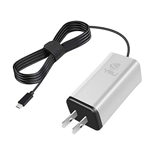 YGJ 65W USB C (Type C) Power Adapter Charger Replacement for MacBook Pro, Lenovo, ASUS, Acer, Dell, Huawei, HP and Other Laptops or Phones with USB C Port