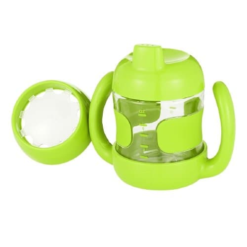 2 x OXO tot Sippy Cup Set with Training Lid ,Green / 7 oz