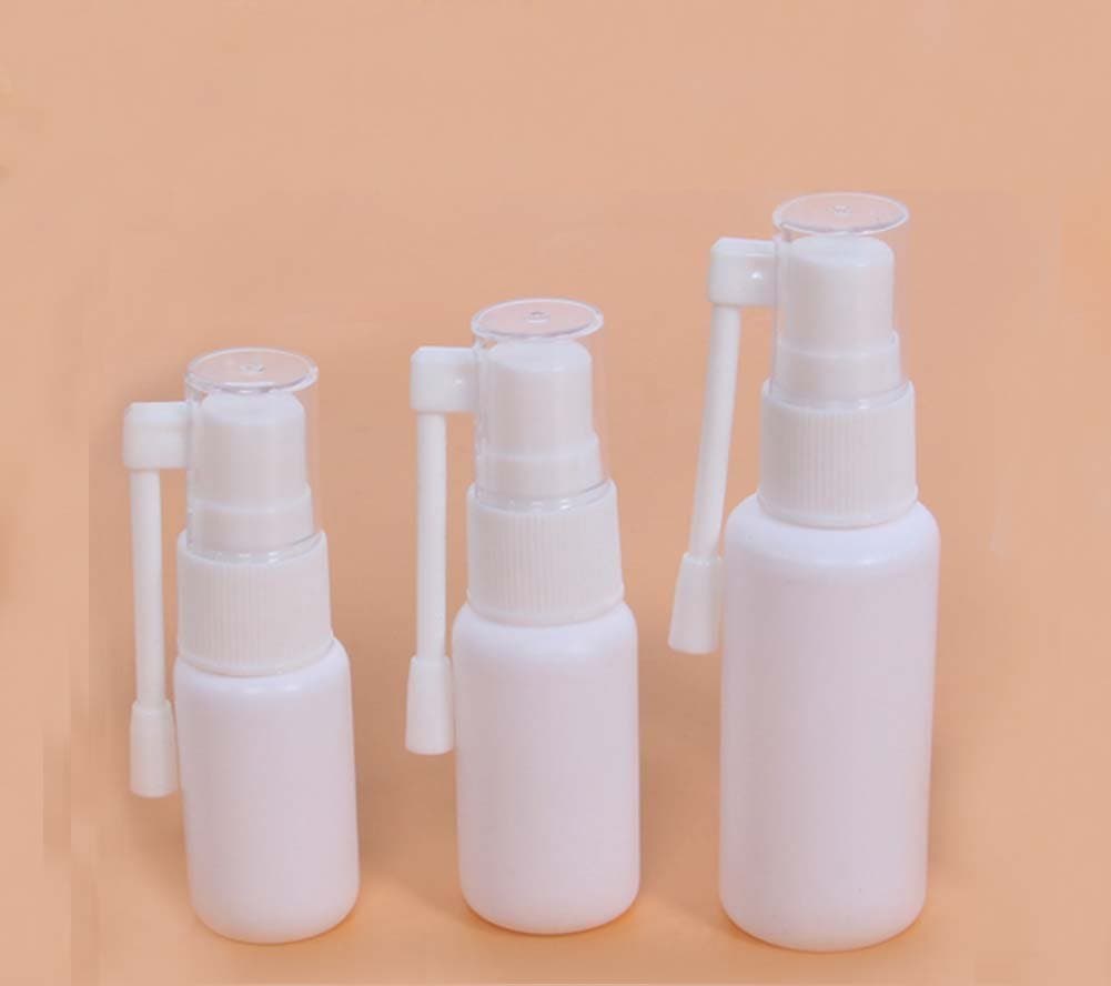 3PCS 10ML 0.34oz Plastic Empty Portable Nasal Spray Bottle With 360 Degree Rotation Refillable Water Cosmetic Perfume Storage Container For Travel Home