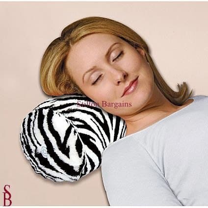 Battery Operated Multi-Purpose Roll Massager - Zebra Pattern Comfort Fabric