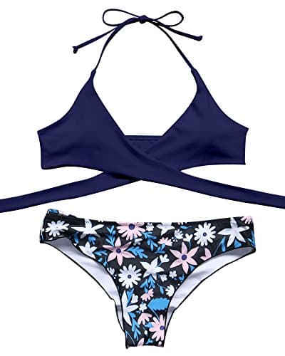 MOOSKINI Womens Padded Push-up Bikini Set Bathing Suits Two Pieces Swimsuit