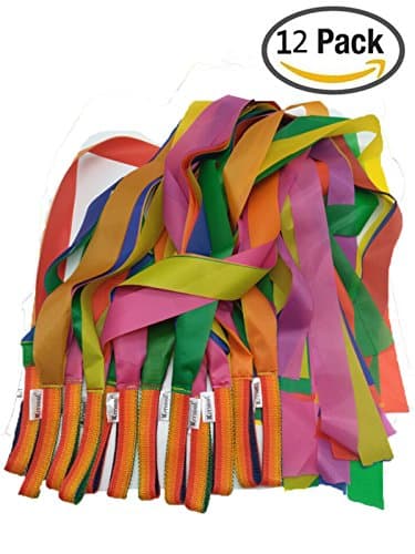 KMOOL Rhythm Dance Decoration Rainbow Ribbon-12pcs per Set
