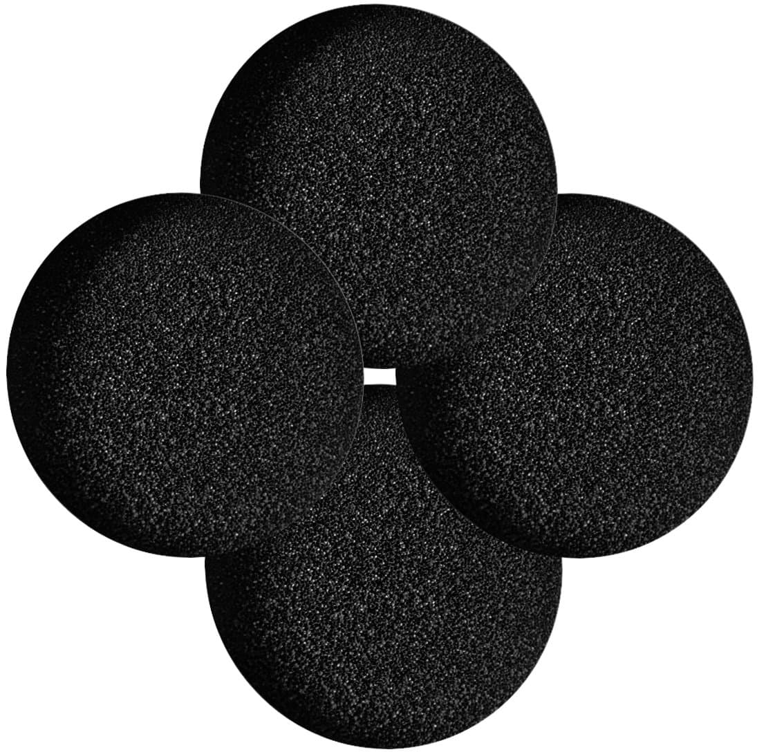 UpGood Replacement Kitchen Compost Filters | 4 Pack | Designed for Bins/Pails | Extra Thick & Absorbent | Made with Activated Carbon | Freshens Air and Traps Odors (Round Refill Set, Medium)