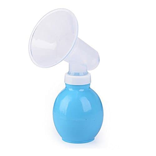 Manual Comfort Breast Pump Lactation device (Blue)