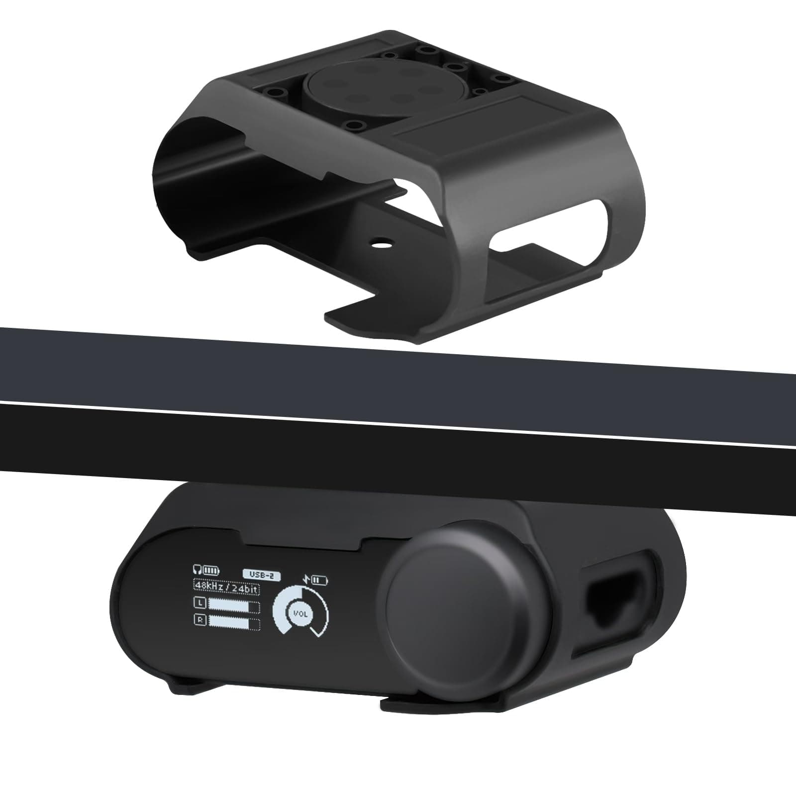 Under Desk Mount Holder for SteelSeries Arctis Nova Pro Wireless Base Station–Arctis Pro Wireless NOVA Magnetic Mount Secretlab MAGNUS Version ,Headphone Hanger Stand for Arctis Nova Pro Wireles