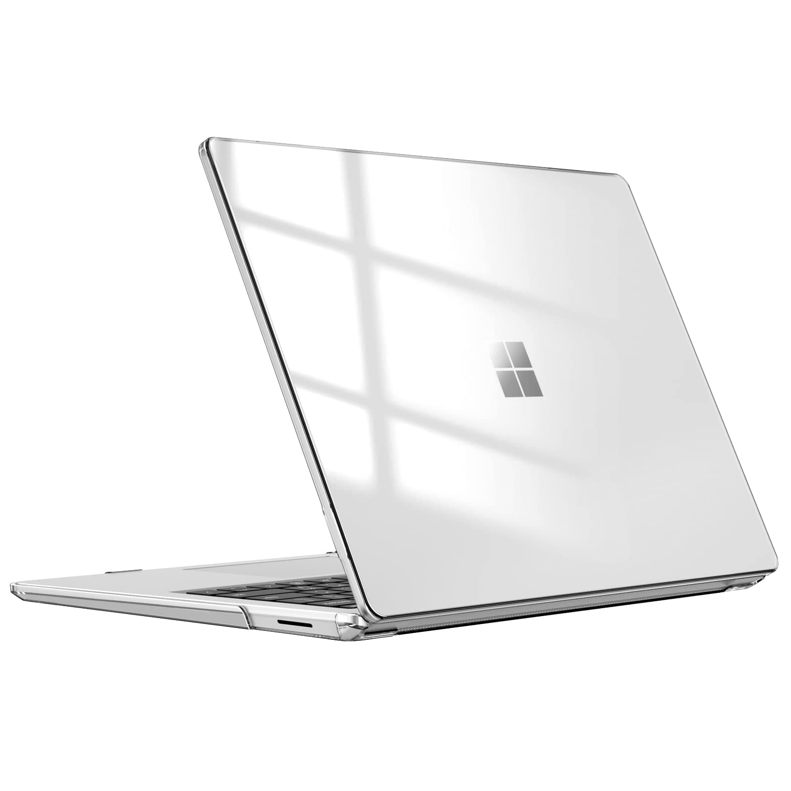 Fintie Case for 13.5 Inch Microsoft Surface Laptop 5/4/3 with Metal Keyboard (Model: 1951/1868) - Protective Slim Snap On Hard Shell Cover (Crystal Clear)