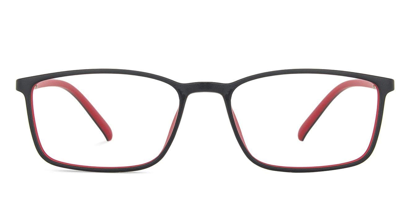 | Zero Power Blue Cut Computer Glasses | Anti Glare, Lightweight & Blocks Harmful Rays | UV Protection Specs | Men & Women | Medium | LB E13527