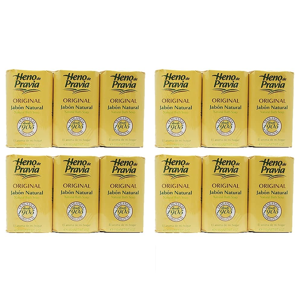 De Pravia Soap Large 4 oz EA. Original (12 Soaps Total)