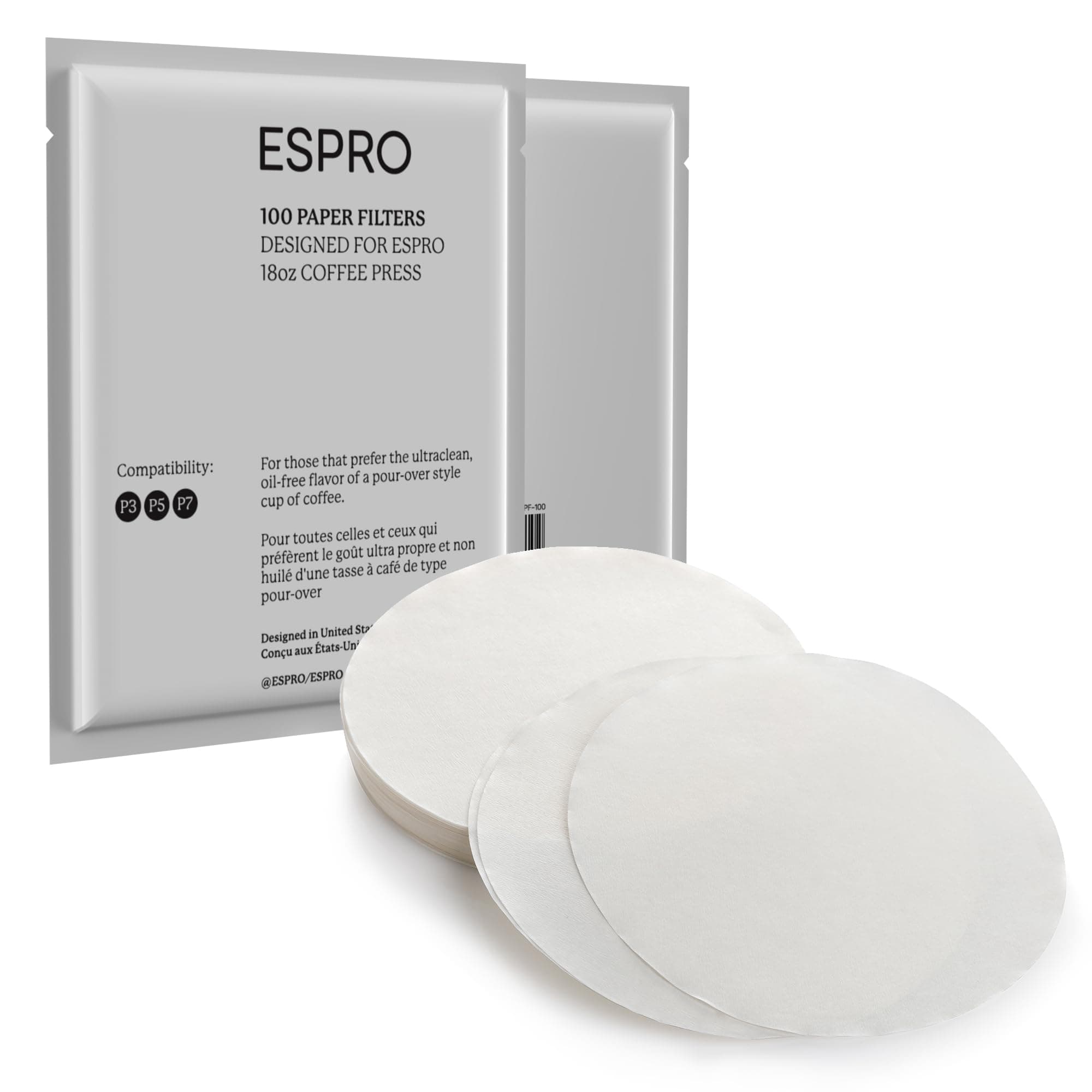 ESPRO Coffee Press Paper Filter, 18 oz