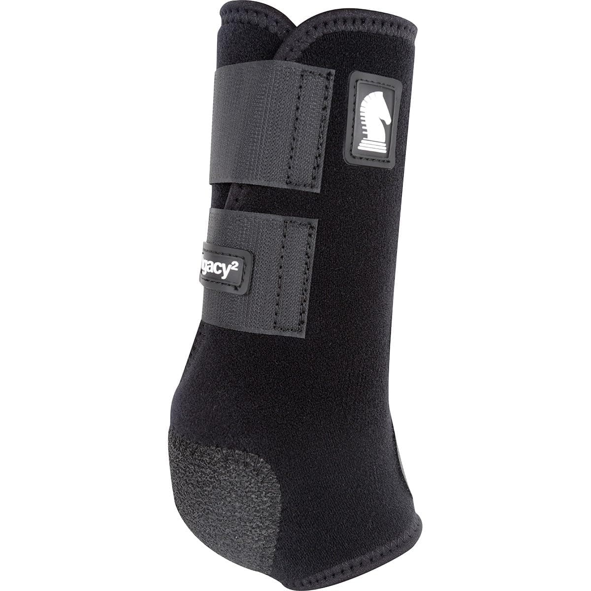 Classic Equine Legacy2 Support Boots, Front (Black, Medium)