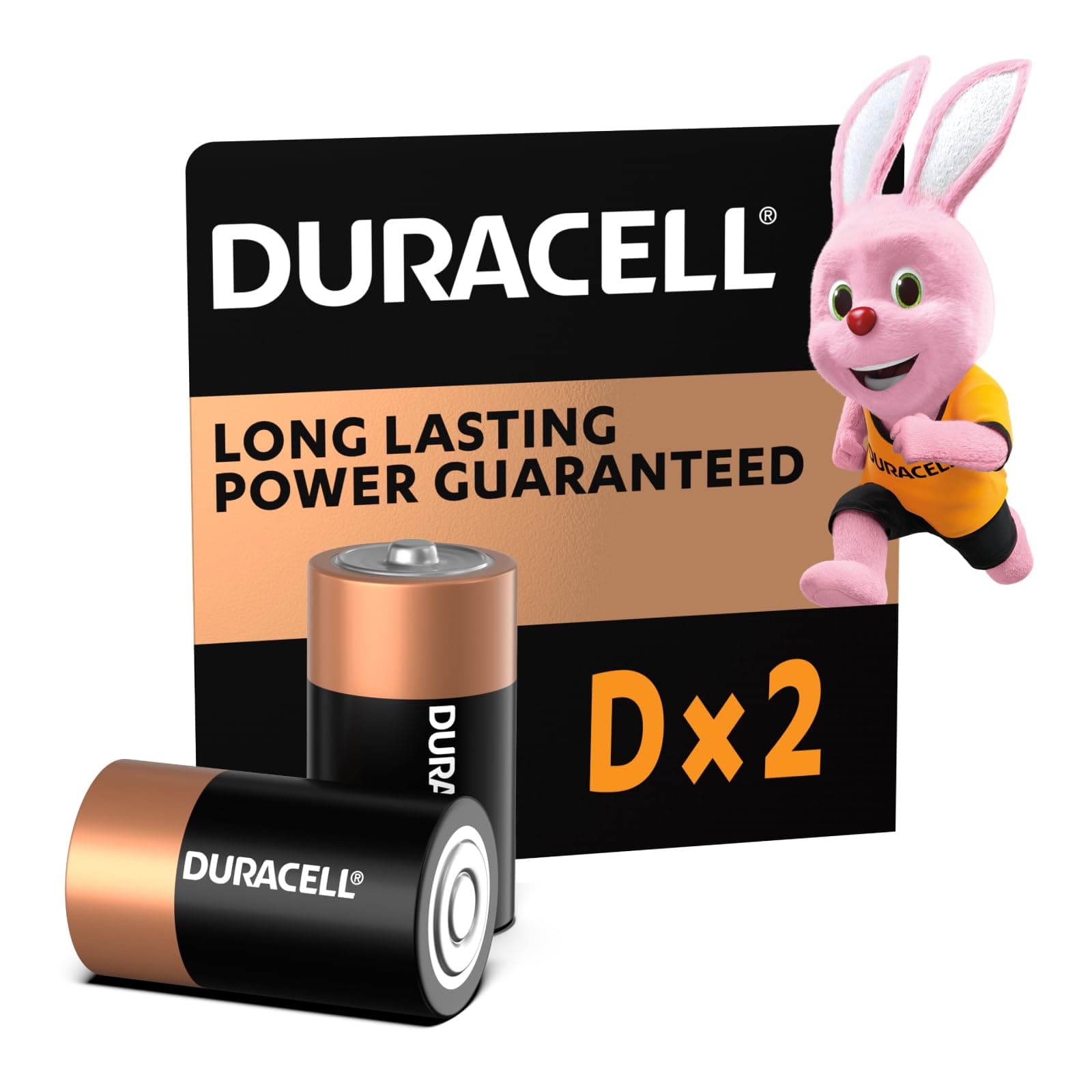 Duracell Alkaline D Batteries 2 Count
