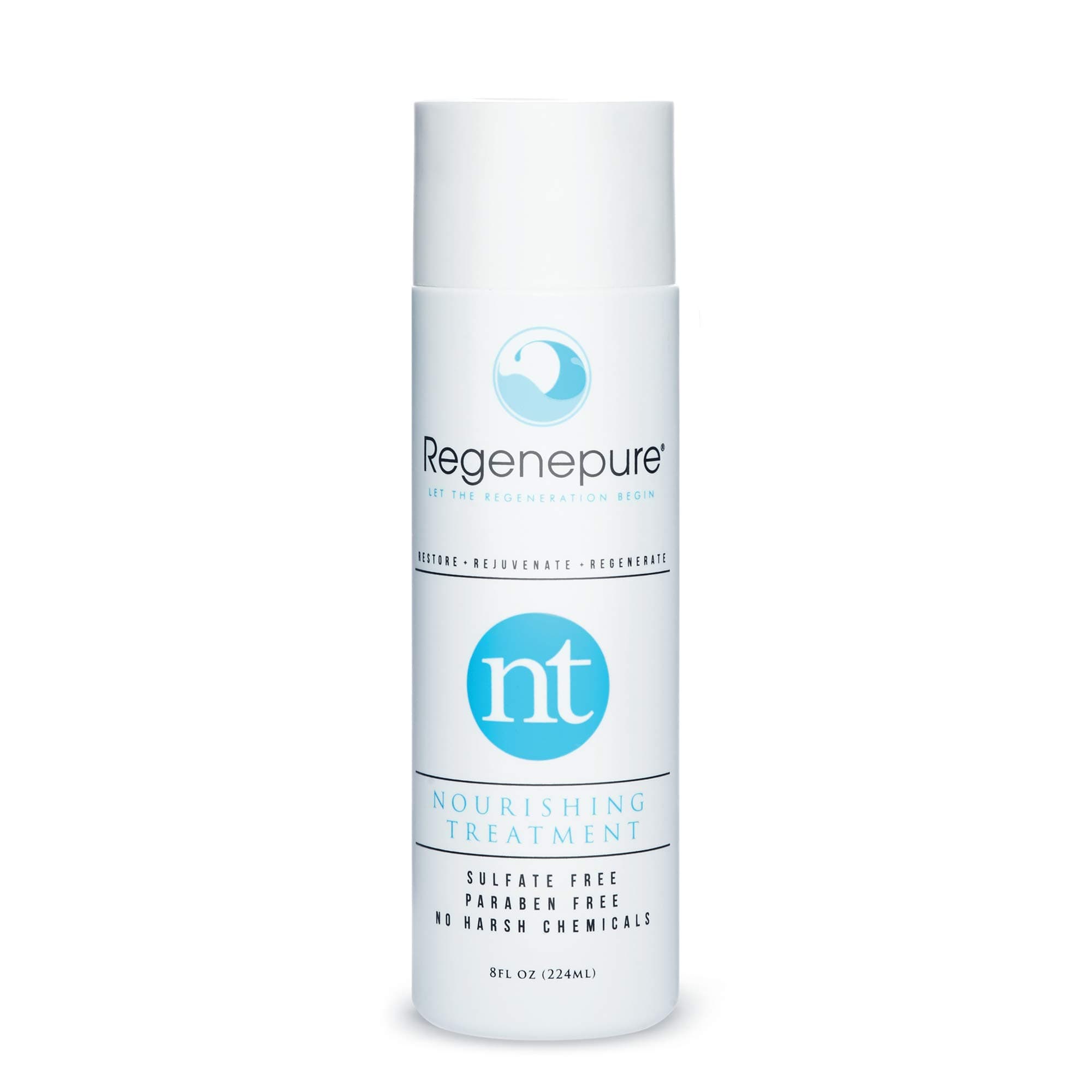 Regenepure - NT Shampoo, Nourishing Treatment For Thickening and Strengthening Hair, 8 Ounces