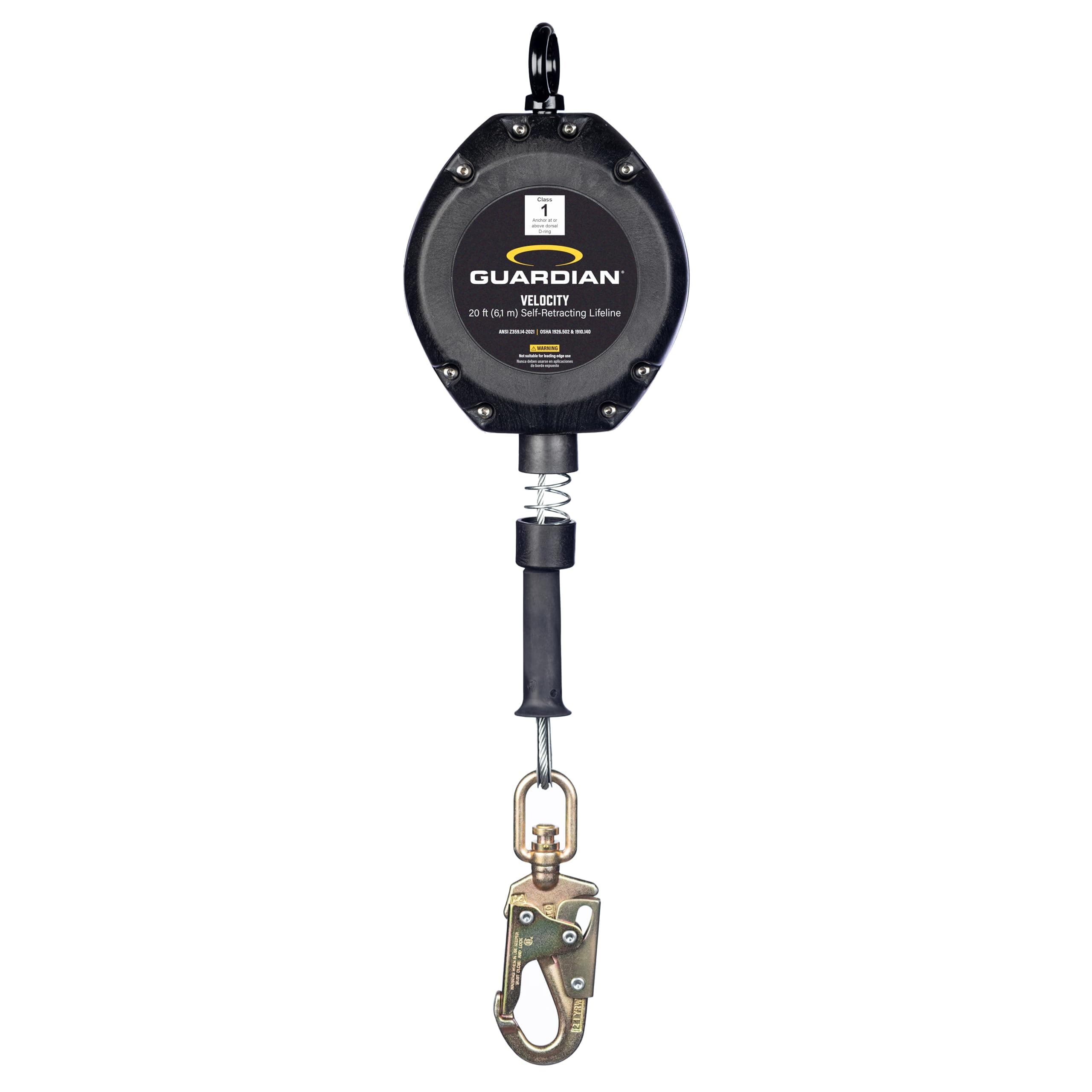 Guardian Fall Protection 42001 Velocity Cable SRL, 20'