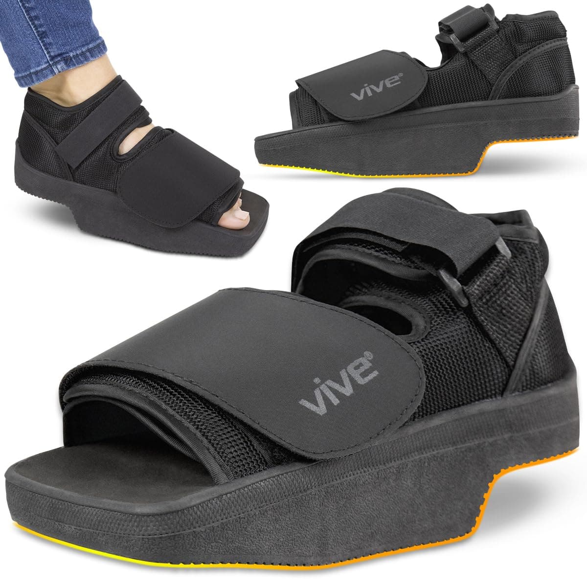 Vive Heel Wedge Post Op Shoe Large Multi