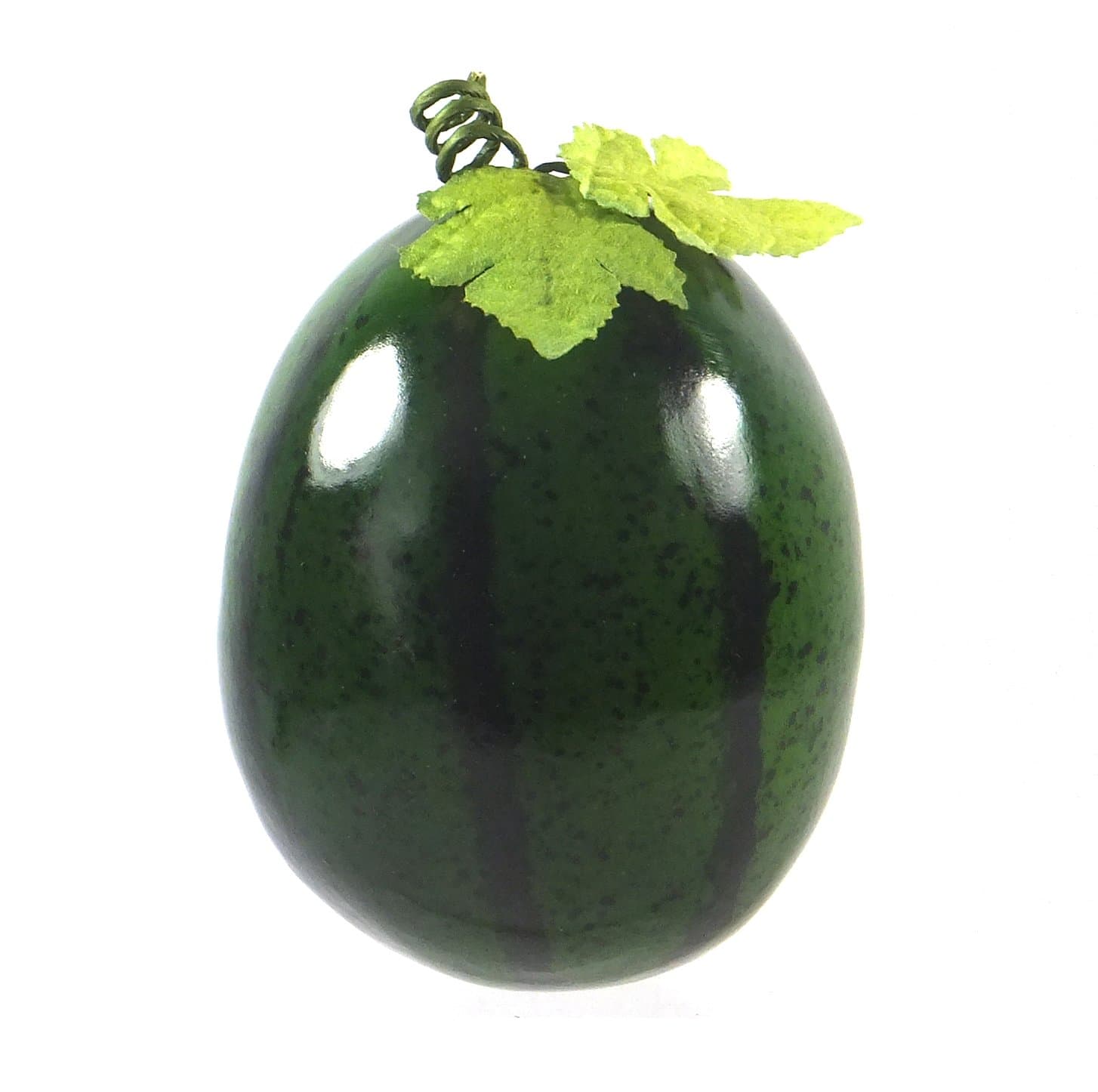 4pc Artificial Mini Watermelon- Plastic Green Watermelons Round Melon Fruit - Four Pieces