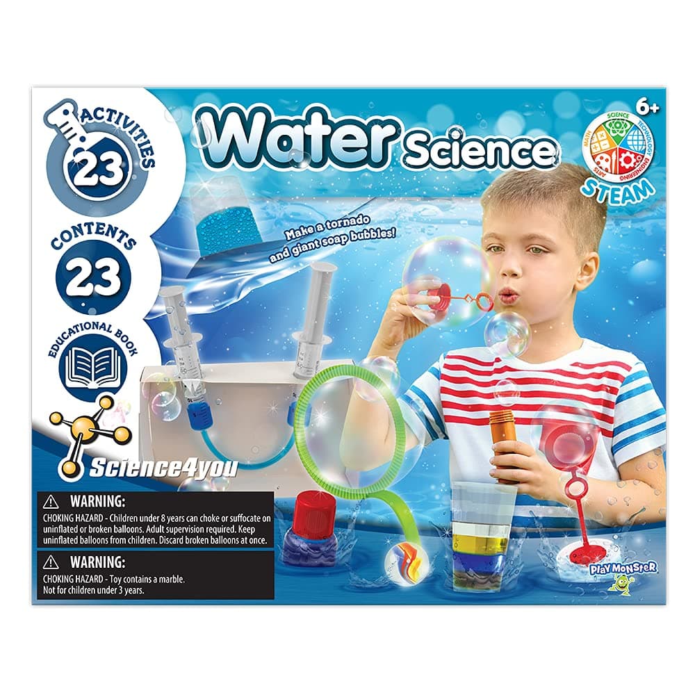 PlayMonsterScience4you - Water Science - Create and Experiment with H2O - Fun, Education Activity for Kids Ages 6+