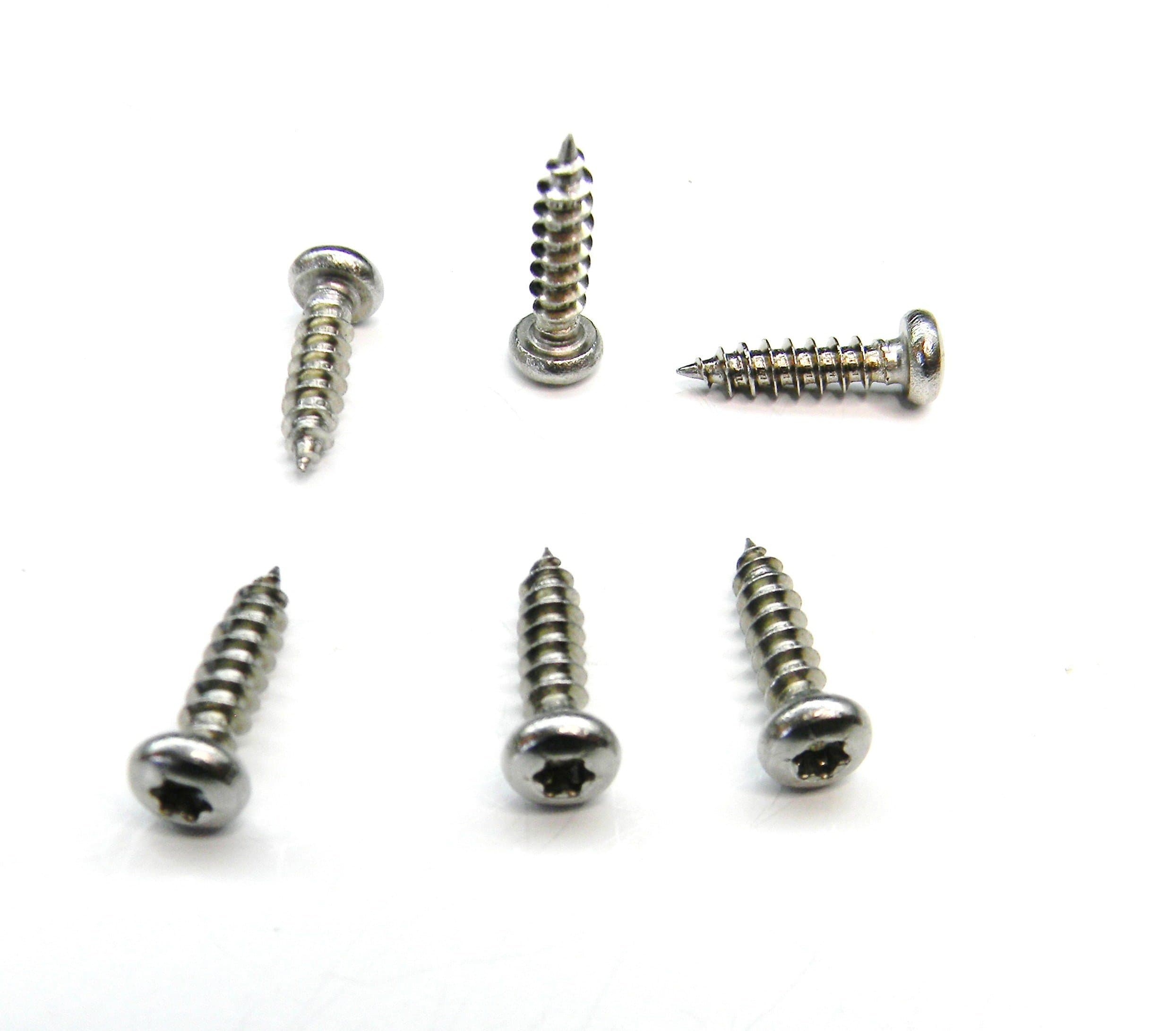 6 Each Headlight Bezel and Ring Torx Screw Kit. Used for 1987 to 2019 Jeep Wrangler YJ TJ JK