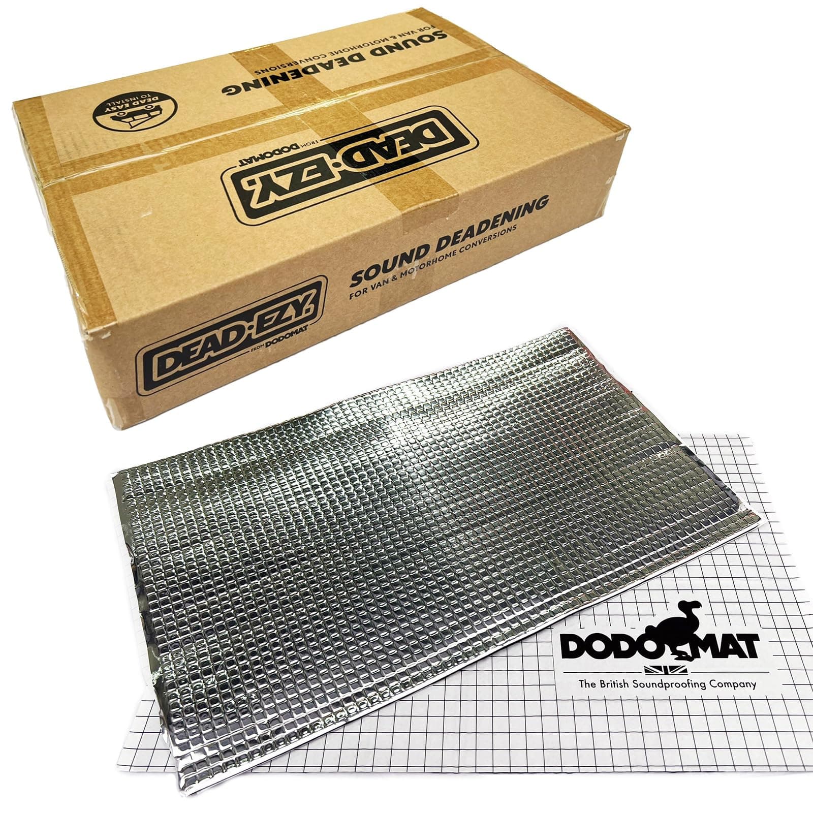 Dodo Mat Dead-EZY Sound deadening mat, 40 Sheets, 40 sq.ft (3.7sq.m), car & Van Sound proofing, Vibration Damping