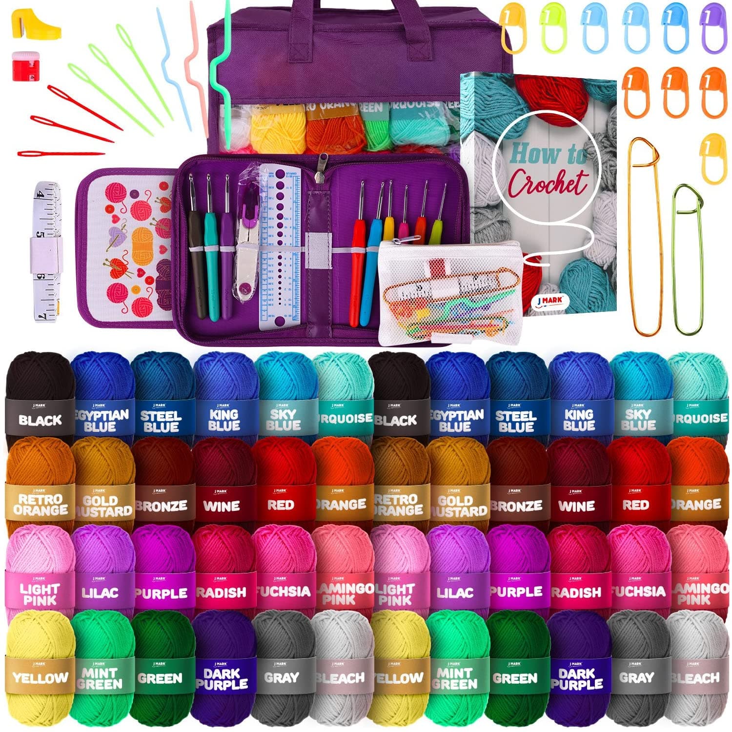 J MARK Acrylic Crochet Kit