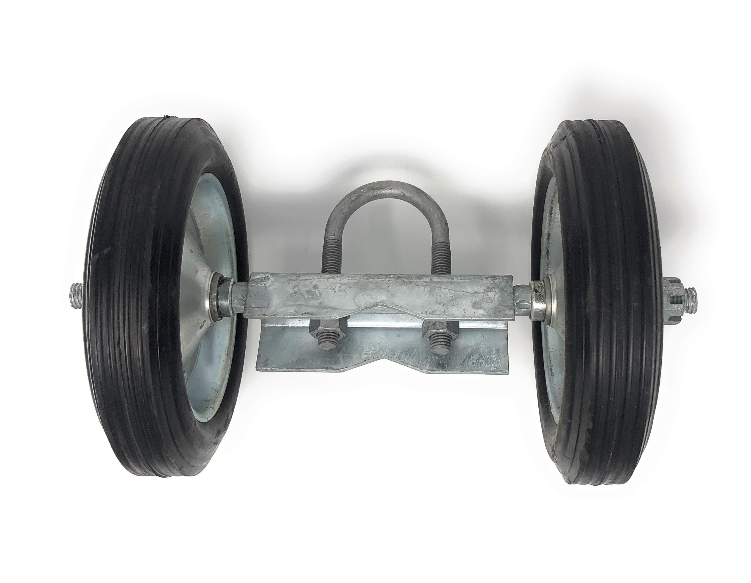 7.75" Rolling GATE Carrier Wheels: for Chain Link Fence Rolling Gates - rut Runner