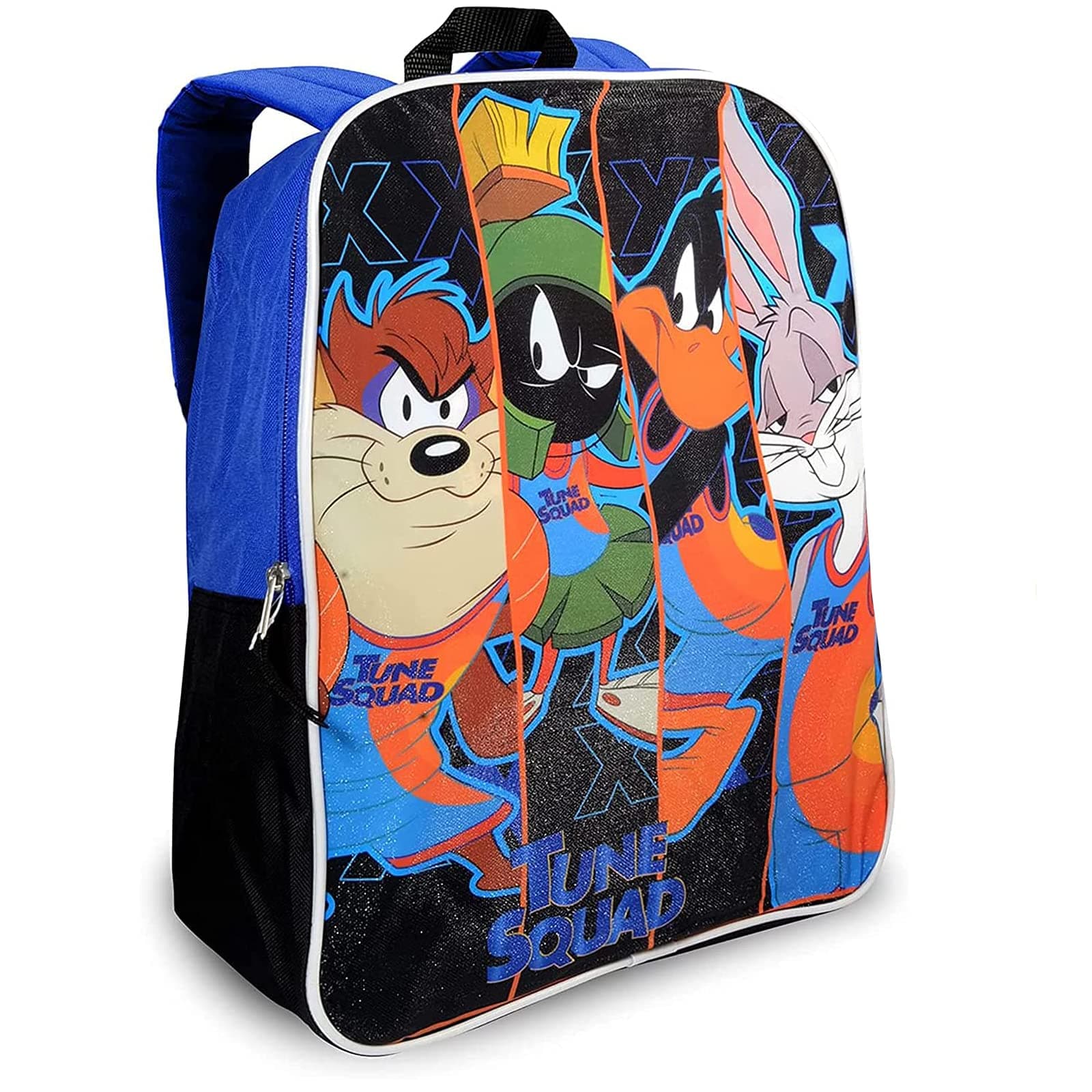 Warner Bros Studios Space Jam A New Legacy Backpack For Kids ~ 15 Tune Squad School Bag For Boys And Girls Space Jam School Supplies Space Jam school supplies set stuff Space jam backpack